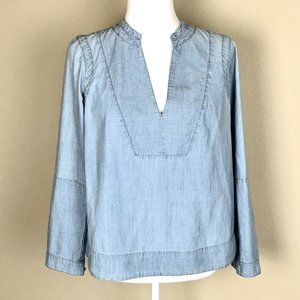 Madewell Denim Popover, Blue, SMALL